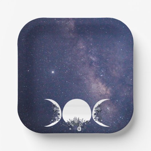 女神の腕異教のに ペーパープレート (正面)