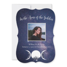 女神の葬式カード異教のの手に