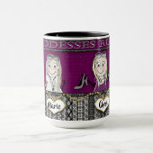 女神の規則- 2人のガールフレンド-ナースかかかと マグカップ (中央)