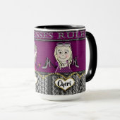 女神の規則- BFFのマグ- 2人のガールフレンド マグカップ (正面右)