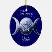 女神の記号の木のオーナメントの円 セラミックオーナメント (右)