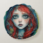 女神の賛美 ラウンドクッション (裏面)