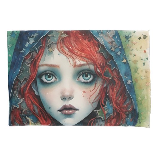 女神の賛美 枕カバー (正面)