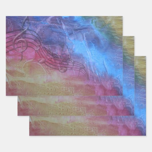女神の音楽 ラッピングペーパーシート (セット)