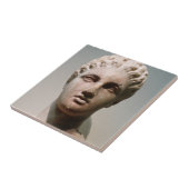 女神の頭部、紀元前の4世紀 タイル (側面)