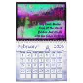 女神の12か月 カレンダー (2月 2026)