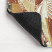 女神のHathorの置くことを描写するレリーフ、浮き彫り マウスパッド (コーナー)