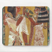女神のHathorの置くことを描写するレリーフ、浮き彫り マウスパッド (正面)