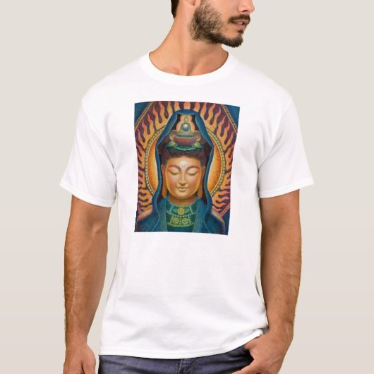 女神のKuanのインの炎 Tシャツ (正面)