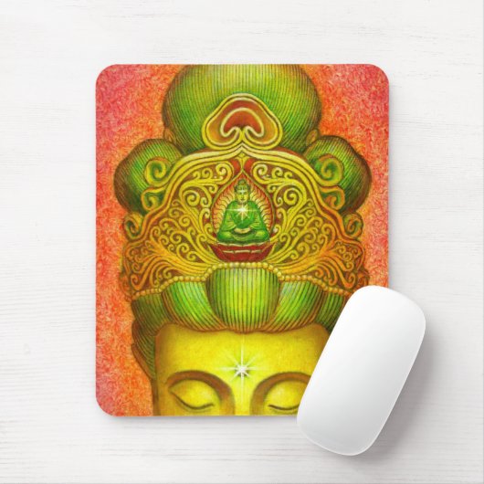 女神のKuanのインの王冠 マウスパッド (マウス)