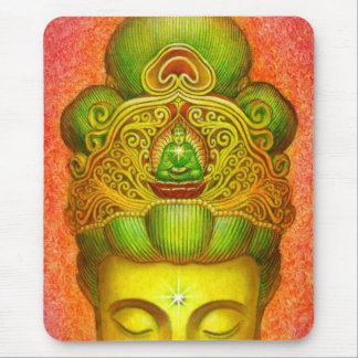 女神のKuanのインの王冠 マウスパッド