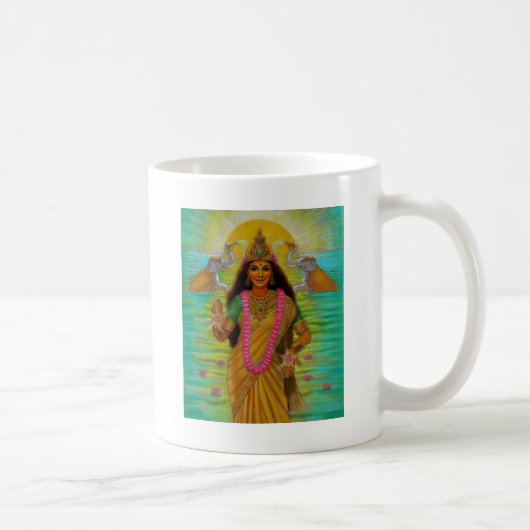 女神のLakshmiのマグ コーヒーマグカップ (右)