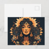 女神はがき ポストカード (正面/裏面)