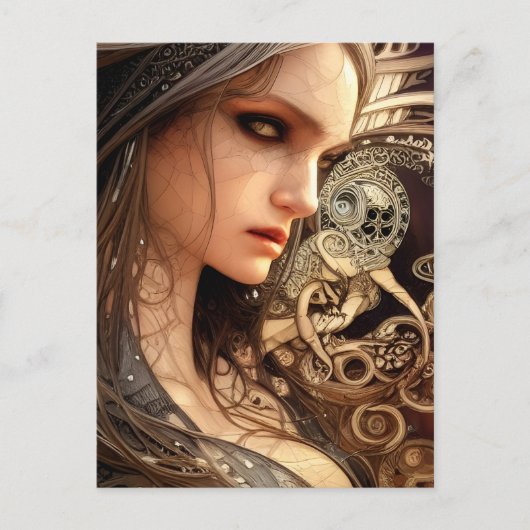 女神はがき ポストカード (正面)