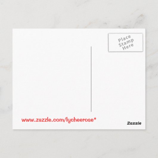 女神はがき ポストカード (裏面)