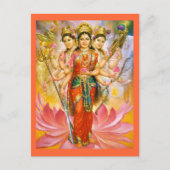 女神はがき ポストカード (正面)