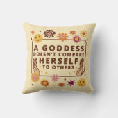 女神は人と比べにならぬ クッション (裏面)