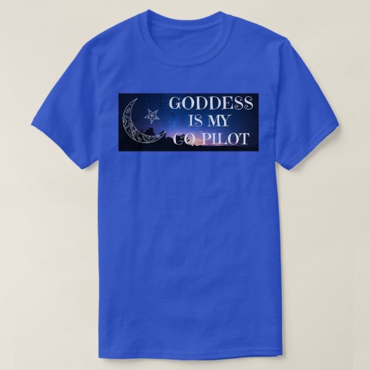 女神は私のコパイロット Tシャツ (デザイン正面)