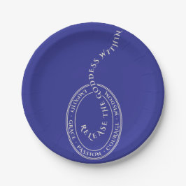 女神を解放する紙プレート ペーパープレート