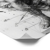 女神アテナアートポスター – 神話の装飾 ポスター (角)