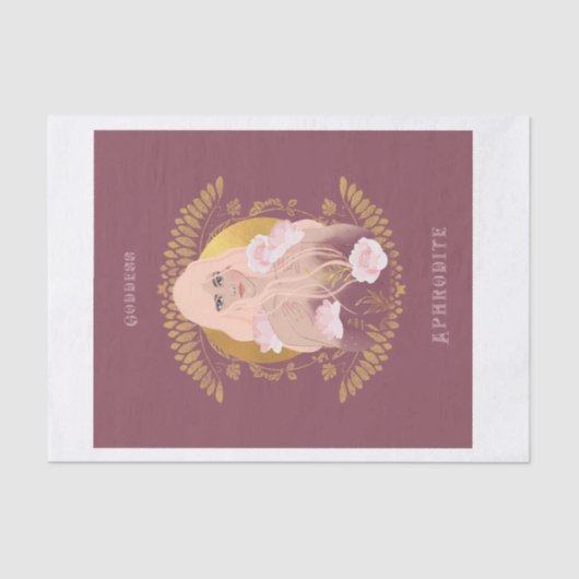女神アフロディテデコパージュ 薄葉紙 (正面)