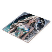 女神アフロディーテ祭壇インスピレーション献身 タイル (側面)