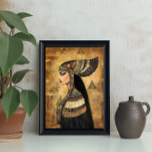 女神イシス：ゴールド アール・ヌーヴォー エジプト ポスター