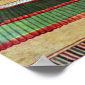 女神イシス、Egyptischer Maler Um 1360 ポスター (角)