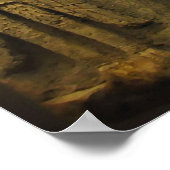 女神イシュタルのレリーフ、 浮き彫り ポスター (角)