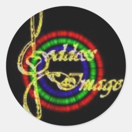 女神イメージラウンドステッカー ラウンドシール