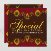 女神インナー炎スペシャル招待状 招待状 (正面/裏面)