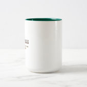 女神エネルギー(カラフル) ツートーンマグカップ (中央)