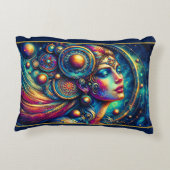 女神カラフルヘッドラウンドジュエリーマーチ –  アクセントクッション (裏面)