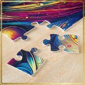 女神カラフルヘッドラウンドジュエリーマーチ –  ジグソーパズル