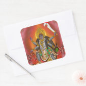 女神カリのシール スクエアシール (封筒)