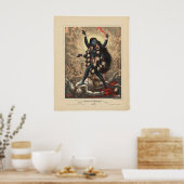 女神カリ、西ベンガル、カルカッタ ポスター (キッチン)