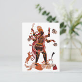 女神カーリー ポストカード (スタンド正面)