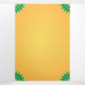 女神ガヤトリデヴィウパナヤナムプログラムテンプレート 三つ折りカード (内部中)