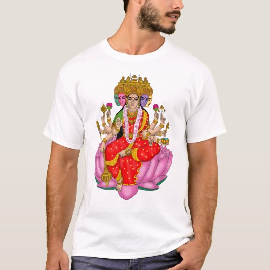 女神ガヤトリTシャツ Tシャツ (正面)
