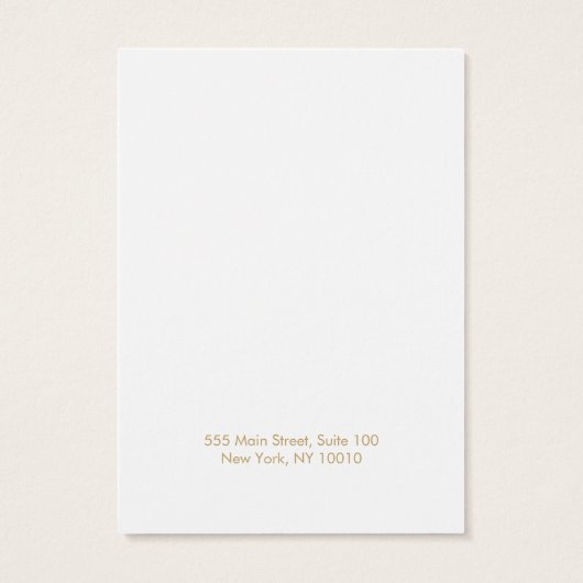 女神クイーンホワイトイヤリングディスプレイカード (裏面)