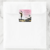 *~*女神グラデーションピンクの意思魔法AP24 スクエアシール (バッグ)