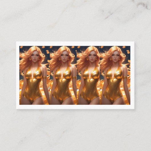 女神グラマー:アフロディーテポートレート 名刺 (正面)