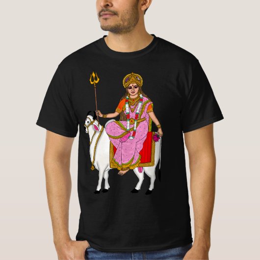 女神シャイルプトリ Tシャツ (正面)