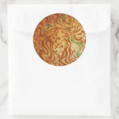 女神ステッカー ラウンドシール (バッグ)