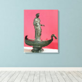 女神セクアナのフィギュア キャンバスプリント (インサイチュ (ウッドフロア))