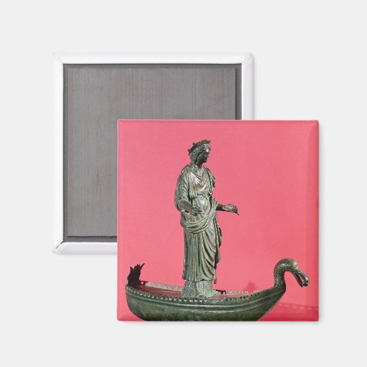 女神セクアナのフィギュア マグネット (正面/裏面)