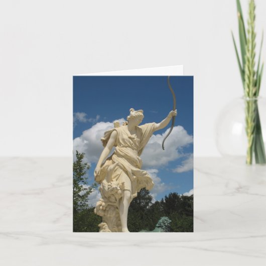 女神ダイアナ--キャプションはあなたは読みます"私の女神"を カード (正面)