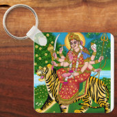 女神ダーガラウンドキーチェーン キーホルダー (正面)