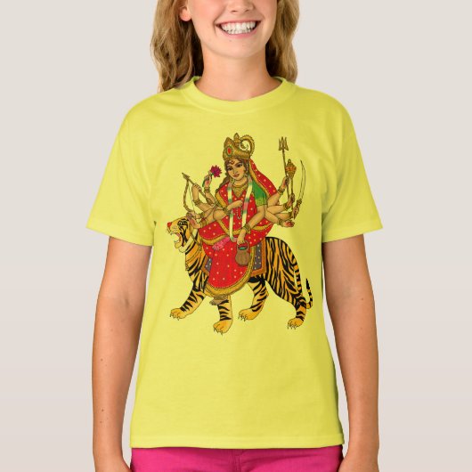 女神チャンドラガンタTシャツ Tシャツ (正面)