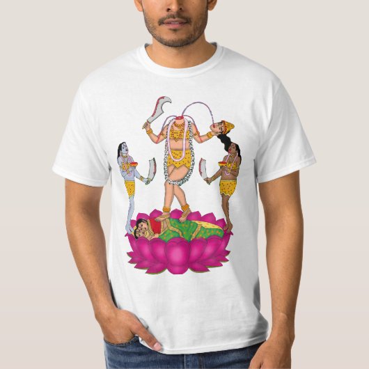 女神チンナマスティカーTシャツ Tシャツ (正面)